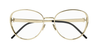 Saint Laurent SL M93 women Gold Round Eyeglasses