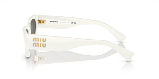 Miu Miu SMU 03ZS women White Cat Eye Sunglasses