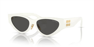 Miu Miu SMU 03ZS women White Cat Eye Sunglasses