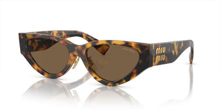 Miu Miu SMU 03ZS women Havana Cat Eye Sunglasses