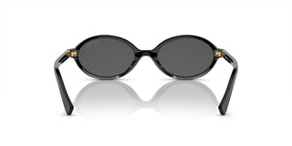 Miu Miu SMU 04ZS women Black Oval Sunglasses