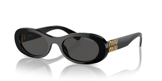 Miu Miu SMU 06ZS women Black Geometric Sunglasses