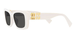 Miu Miu SMU 07YS women White Squared Sunglasses