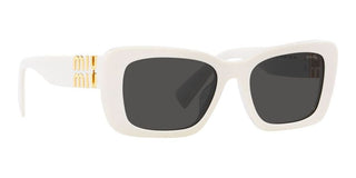 Miu Miu SMU 07YS women White Squared Sunglasses