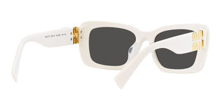 Miu Miu SMU 07YS women White Squared Sunglasses