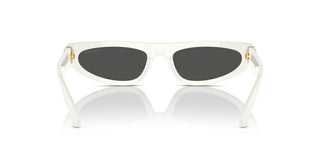 Miu Miu SMU 07ZS women White Oval Sunglasses