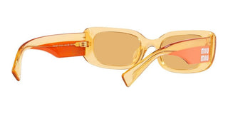 Miu Miu SMU 08YS women Orange Squared Sunglasses