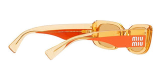 Miu Miu SMU 08YS women Orange Squared Sunglasses