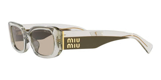 Miu Miu SMU 08YS women Brown Squared Sunglasses