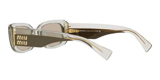 Miu Miu SMU 08YS women Brown Squared Sunglasses