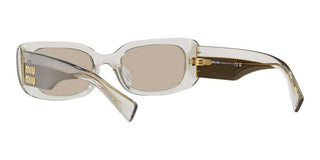 Miu Miu SMU 08YS women Brown Squared Sunglasses