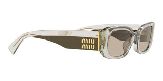 Miu Miu SMU 08YS women Brown Squared Sunglasses