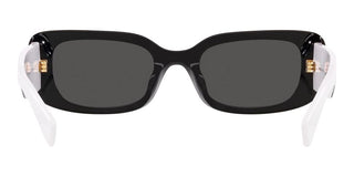 Miu Miu SMU 08YS women Black Squared Sunglasses