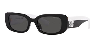 Miu Miu SMU 08YS women Black Squared Sunglasses