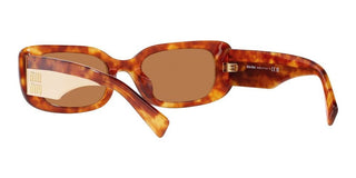 Miu Miu SMU 08YS women Havana Squared Sunglasses