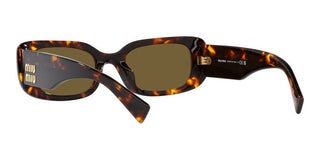 Miu Miu SMU 08YS women Havana Squared Sunglasses