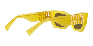 Miu Miu SMU 09WS women Yellow Geometric Sunglasses