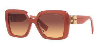 Miu Miu SMU 10YS women Red Squared Sunglasses