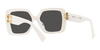 Miu Miu SMU 10YS women White Squared Sunglasses