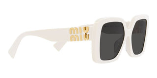 Miu Miu SMU 10YS women White Squared Sunglasses