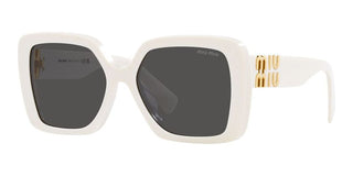 Miu Miu SMU 10YS women White Squared Sunglasses