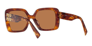 Miu Miu SMU 10YS women Havana Squared Sunglasses