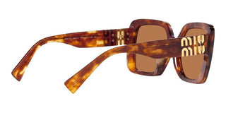 Miu Miu SMU 10YS women Havana Squared Sunglasses