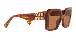 Miu Miu SMU 10YS women Havana Squared Sunglasses