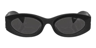 Miu Miu SMU 11WS women Black Oval Sunglasses