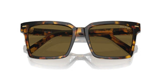 Miu Miu SMU 13ZS women Havana Squared Sunglasses