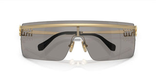 Miu Miu SMU 50ZS women Gold Geometric Sunglasses