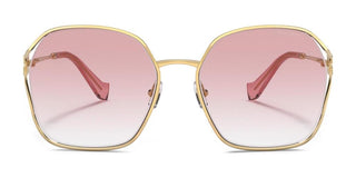 Miu Miu SMU 52WS women Gold Geometric Sunglasses