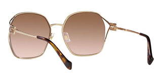 Miu Miu SMU 52WS women Gold Geometric Sunglasses