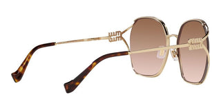 Miu Miu SMU 52WS women Gold Geometric Sunglasses