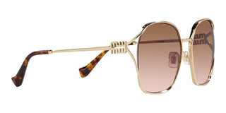 Miu Miu SMU 52WS women Gold Geometric Sunglasses