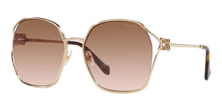 Miu Miu SMU 52WS women Gold Geometric Sunglasses