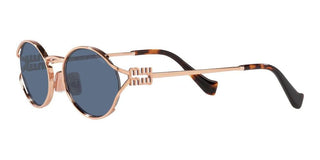 Miu Miu SMU 52YS women Rose gold Round Sunglasses