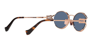 Miu Miu SMU 52YS women Rose gold Round Sunglasses