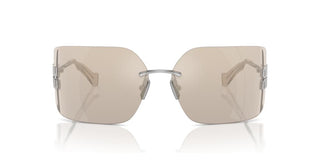 Miu Miu SMU 54YS women Silver Geometric Sunglasses