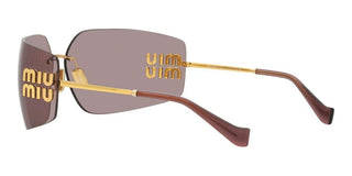 Miu Miu SMU 54YS women Gold Geometric Sunglasses