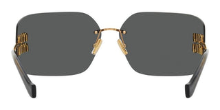 Miu Miu SMU 54YS women Gold Geometric Sunglasses