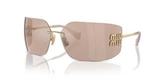 Miu Miu SMU 54YS women Gold Geometric Sunglasses