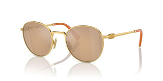 Miu Miu SMU 55ZS women Gold Round Sunglasses