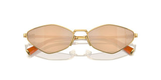 Miu Miu SMU 56ZS women Gold Other Sunglasses