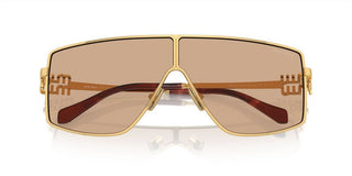 Miu Miu SMU 51ZS women Gold Geometric Sunglasses