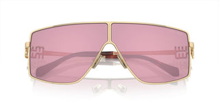 Miu Miu SMU 51ZS women Gold Geometric Sunglasses