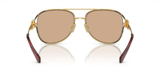 Miu Miu SMU 52ZS women Gold Pilot Sunglasses