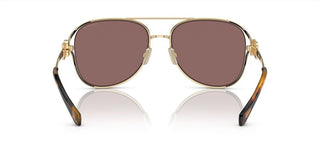 Miu Miu SMU 52ZS women Gold Pilot Sunglasses