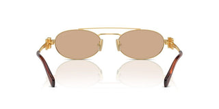 Miu Miu SMU 54ZS women Gold Geometric Sunglasses