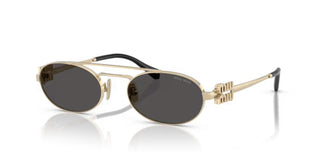 Miu Miu SMU 54ZS women Gold Geometric Sunglasses